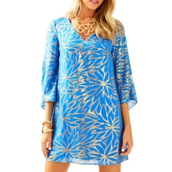 lilly pulitzer miri silk caftan